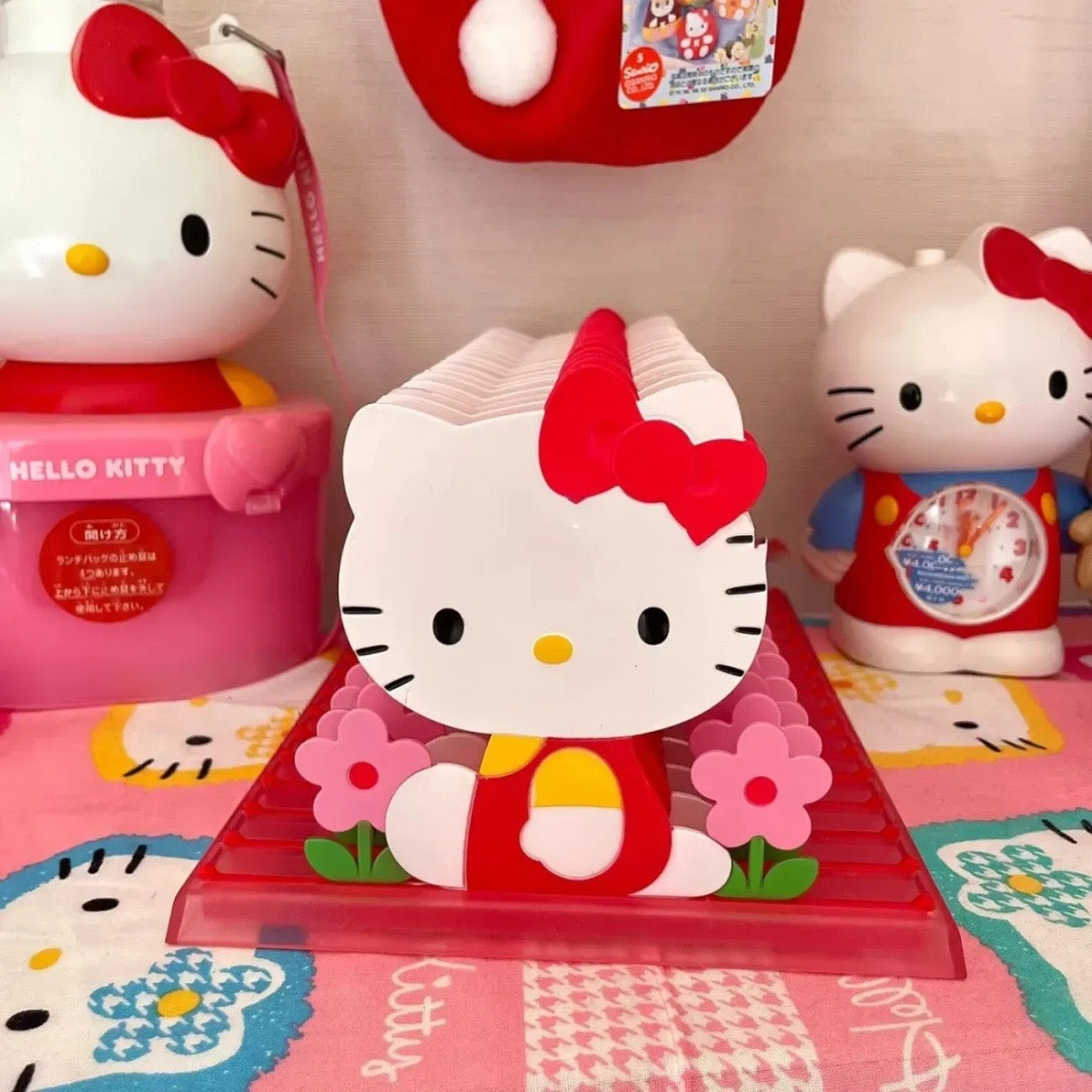 Hellokitty high-value desk desktop shelf desk document storage rack student and children's compartment storage box
